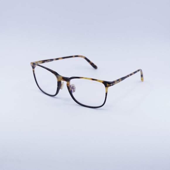 Tom Ford FT5699-B 056 Eyeglasses Havana55mm Square Frame, Blue Light Block - Picture 1 of 8